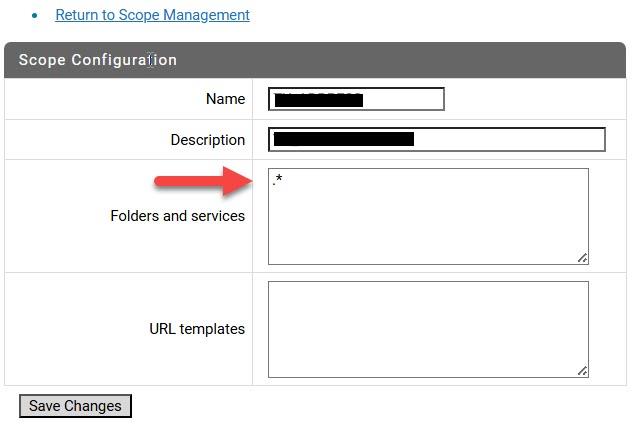 Oauth Scope Configuration